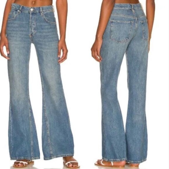 Free People We the Free New Dawn Flare Jeans - Picture 2 of 9